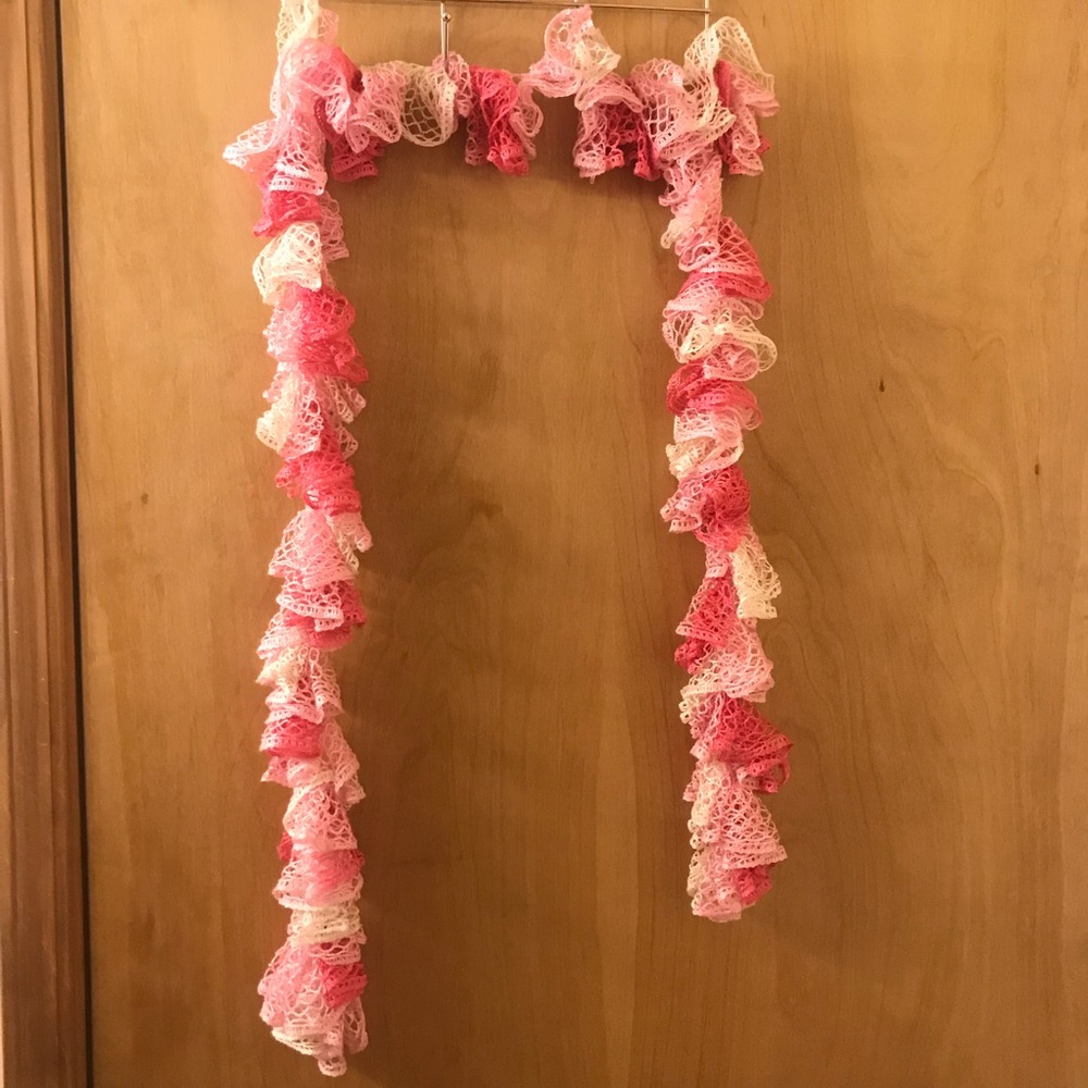 Homemade Crocheted Scarf style Ruffles